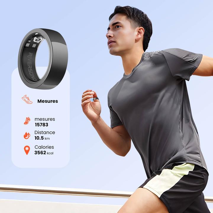 Produktbild Riversong Trinity SR01 Smart Ring (61, Schwarz)