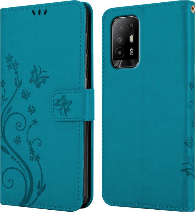 Produktbild Cadorabo Flower Book Hülle (Oppo A94 5G)