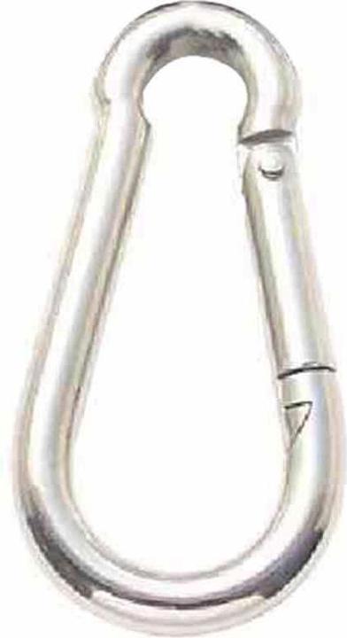 Actual product image Pösamo SB snap hook 50x5mm galvanised content: 2 pieces