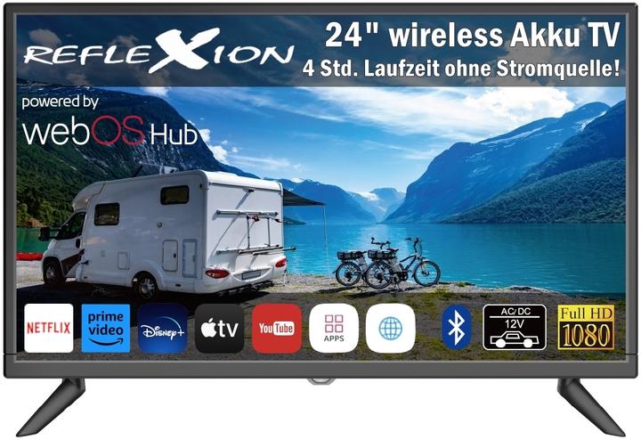 Immagine prodotto Reflexion LEDA24OSBT 24" Smart battery LED TV incl. supporto (24", LED, Pronto per l'HD)