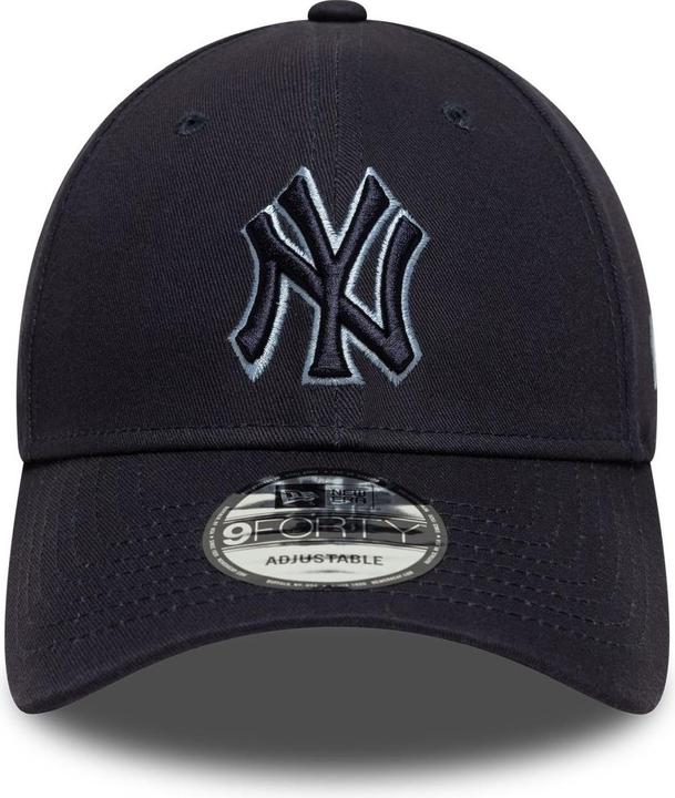 Actual product image New Era 9Forty Strapback Cap Outline New York Yankees Navy