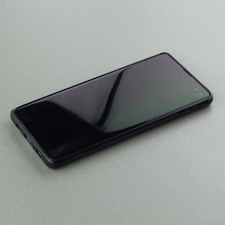 Actual product image PhoneLook Cover Silicone black Swiss Passport (Samsung Galaxy S10+)