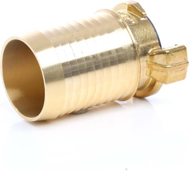 Produktbild Wiltec Messing Schlauchtülle DN38 (1 1/2") Schlauch Verbinder Schnellkupplung (Schlauchverbinder, 38 mm)