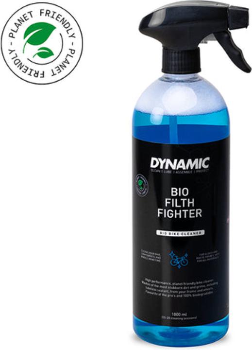 Immagine prodotto Dynamic Bike Care Super 10 Set (Spazzola, Sgrassante, Spugna, Pulitore per biciclette, Detergente per catena, Pulitore per freni, Olio per catene, Panno in microfibra, Set di cura)