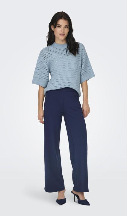 Produktbild JdY Knit Fit Rundhals Gerippte Ärmelbündchen Tief angesetzte Schulter Pullover Strickpullover (XS)
