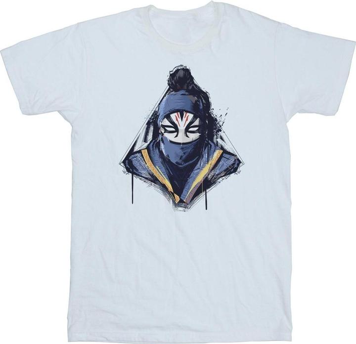 ShangChi And The Legend Of The Ten Rings Razor Fist Masked Paint TShirt (4XL)
