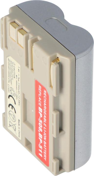 Image du produit AccuCell Akku Canon BP-511 Akku BP-508, BP-512 (Batterie de l'appareil photo)