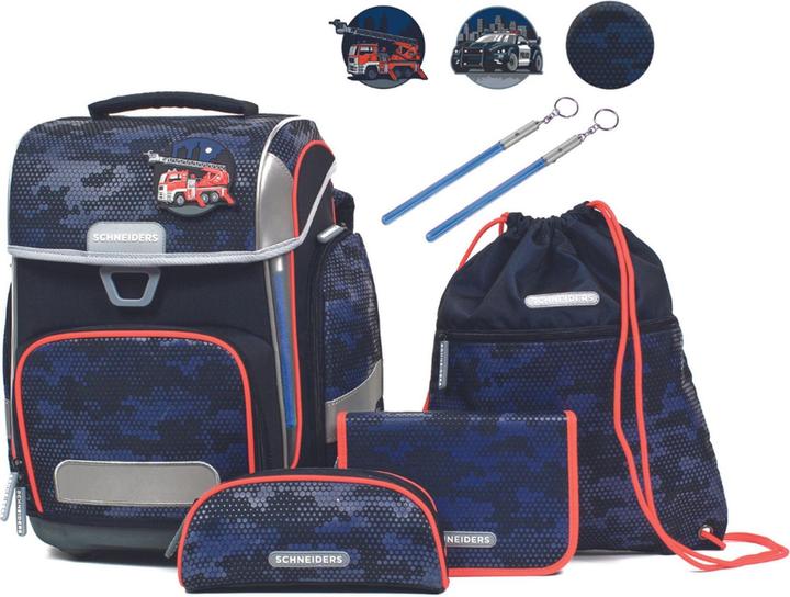 Schneiders Schultaschenset Dusk Force navy (22 l)