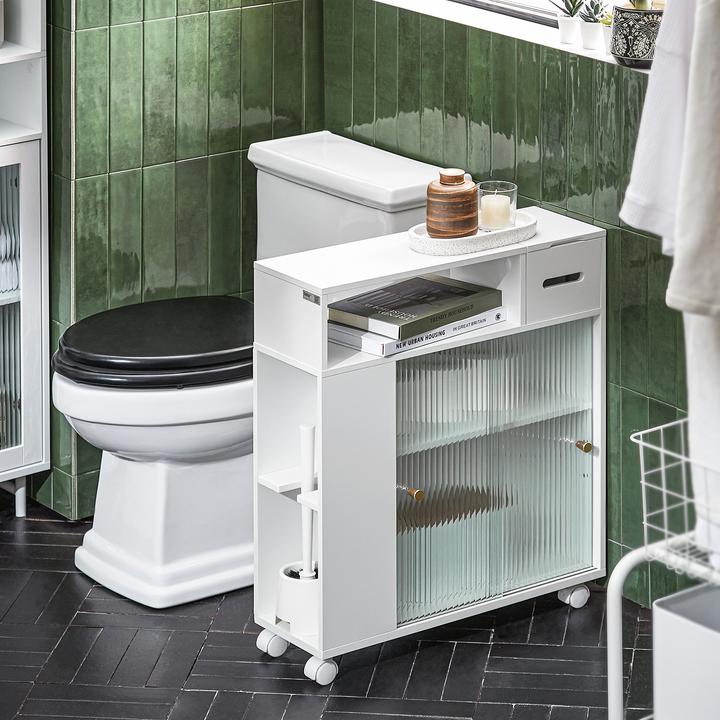 Actual product image SoBuy Niche shelf with glass door (20 x 60 x 71 cm)
