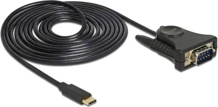 Actual product image Delock Adapter USB-C>1x Serial DB9 RS-232 (1.80 m)