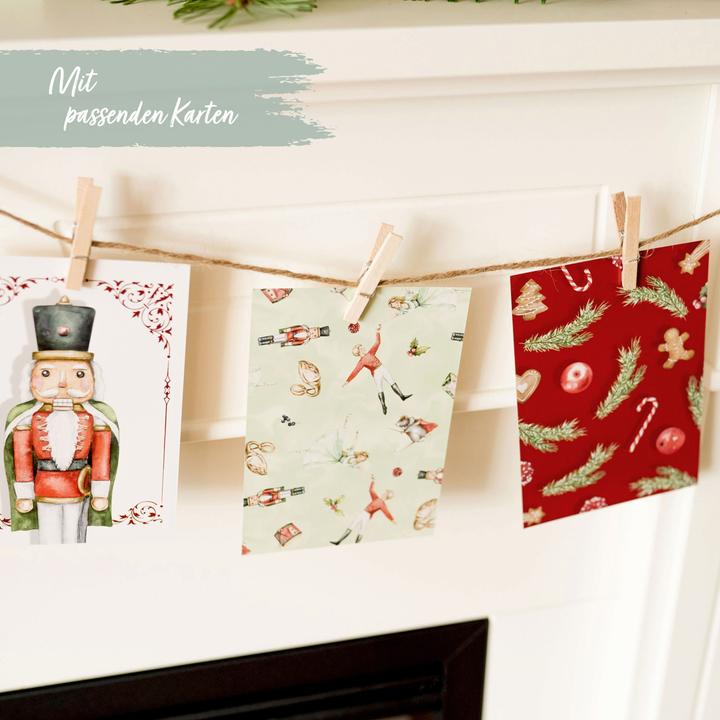 Produktbild Papierdrachen 6 bunt bedruckte Geschenktüten – Nussknacker (Geschenktüte, 6 x)
