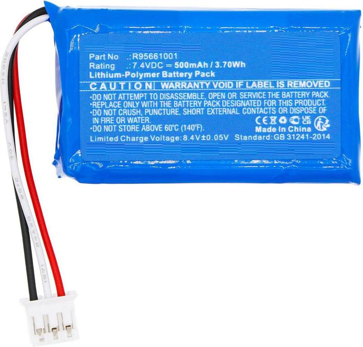 Image du produit CoreParts Batterie 7.4V 500mAh 3.70Wh (500 mAh)
