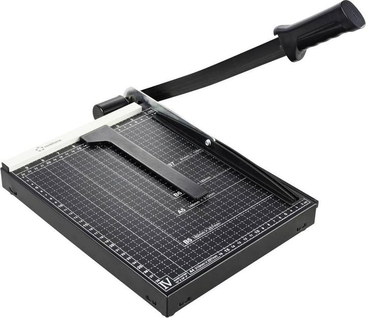 Renkforce RF-CUT-100 Cisaille à levier A4 Capacité de coupe A4 80 g/m² : 12 feuilles (12 feuilles, A4)