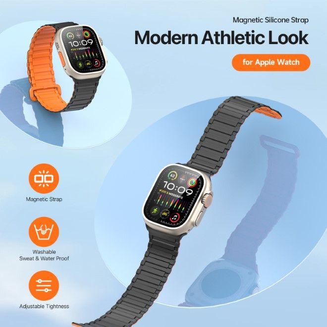 Image du produit Dux Ducis KJ Bracelet (42 mm, 45 mm, 44 mm, 49 mm, Silicone, Aimant)
