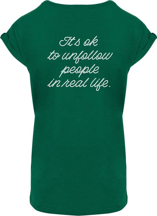 Actual product image Merchcode Ladies Heartbreak X Extended Shoulder Tee - 111573 (XS)