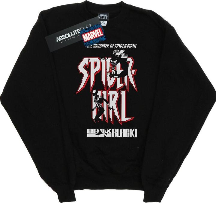 SpiderGirl Back In Black Sweatshirt (S)