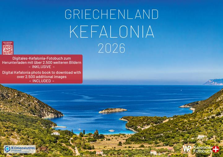 Produktbild WR Kalender Griechenland - Kefalonia 2026 A2 querformat (Harter Einband, Deutsch)