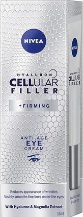 NIVEA Hyaluron Cellular Filler + Firms Anti-Wrinkle Cream Under Eyes 15Ml (15 ml)