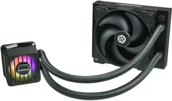 Produktbild Enermax LIQMAXFLO SR 120mm CPU AIO Liquid Cooler - Xtreme Dual Chamber PWM Pumpe- ARGB