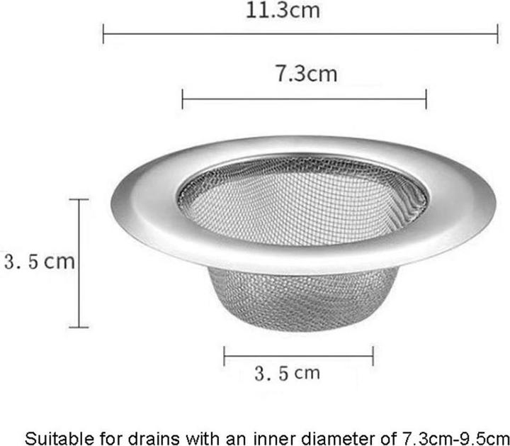 Actual product image König Design Drain strainer Drain strainer Hair strainer Kitchen sink Shower Bathtub Washbasin