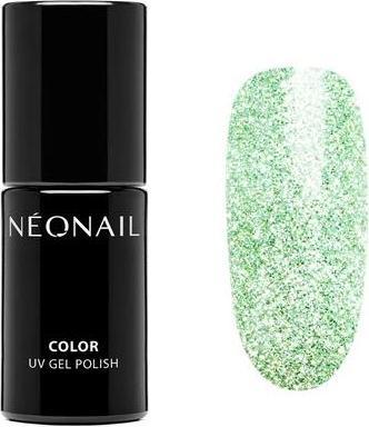 Immagine prodotto Neonail Smalto UV per unghie 7,2ml Green Time to Rise Up - Gel glitterato per unghie Shellac (È il momento di sollevarsi, Smalto per unghie effetto gel)