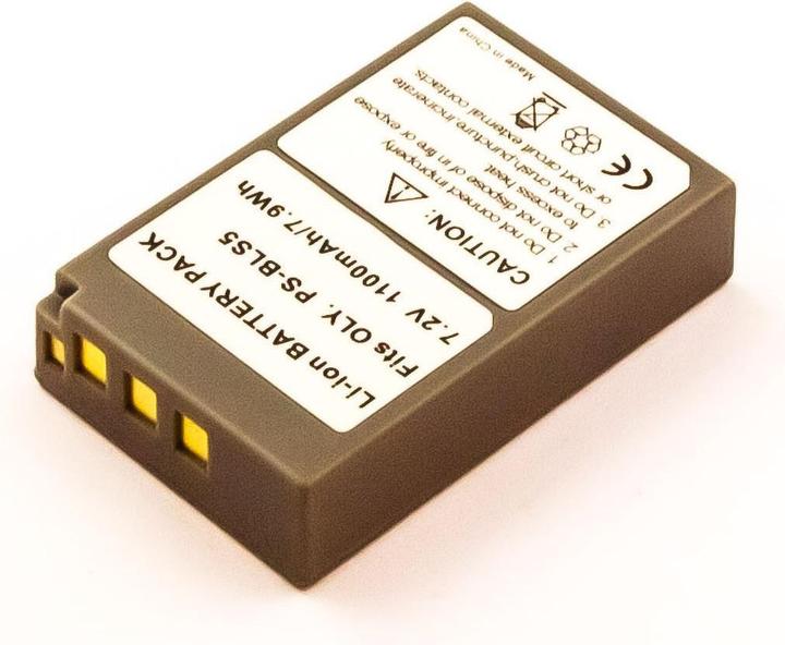 Image du produit AGI 19388 - Olympus - 100 mAh - 7,4 V - Lithium-Ion (Li-Ion) (Batterie de l'appareil photo)