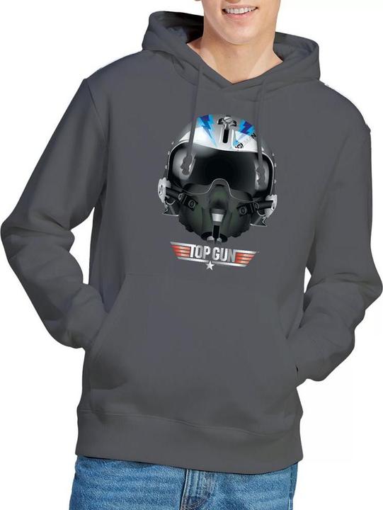 Immagine prodotto Top Gun Iceman Felpa con Cappuccio Casco Uomo (S)