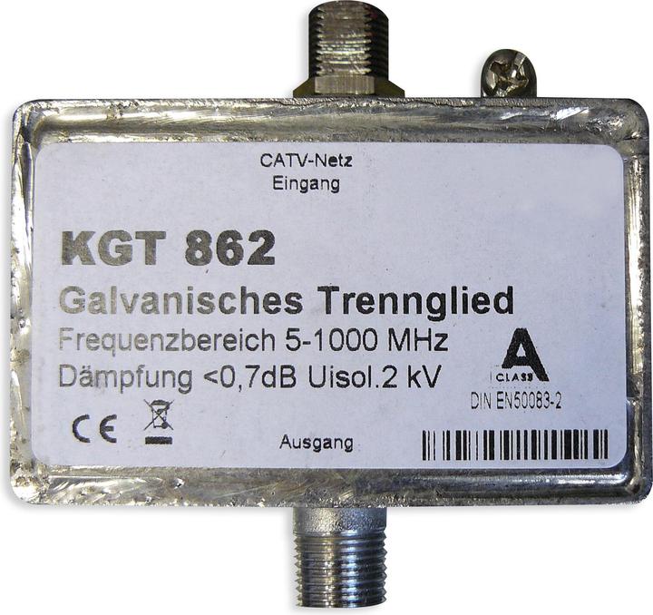 Actual product image Preisner Televes Galvanic isolator for BK systems KGT 862 (Various)