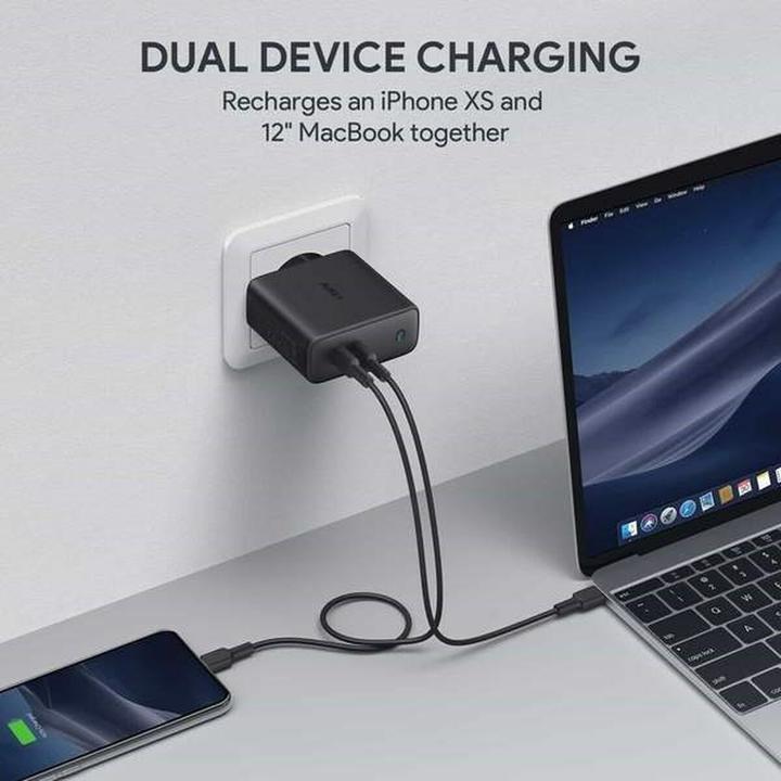 Actual product image Aukey PA-D5 GaN Charger (63 W)