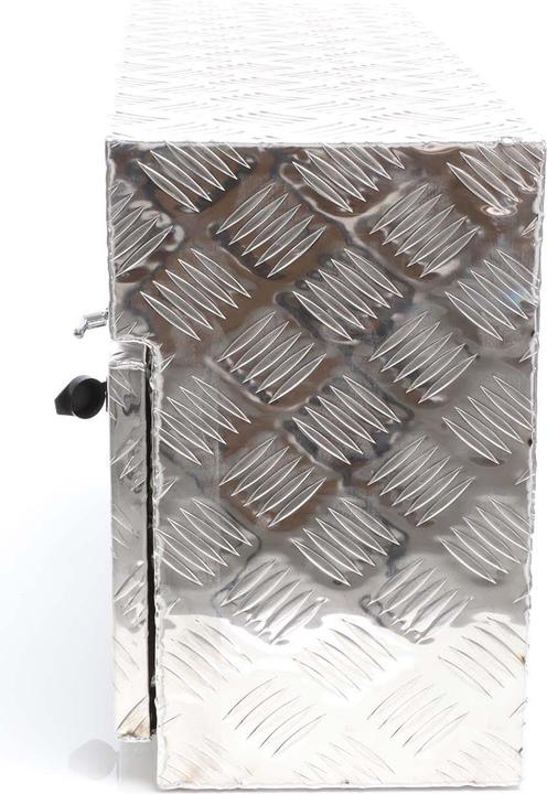 Produktbild XPOtool Aluminium Unterflurbox Links 75x25x40cm Deichselbox Staubox Staukasten