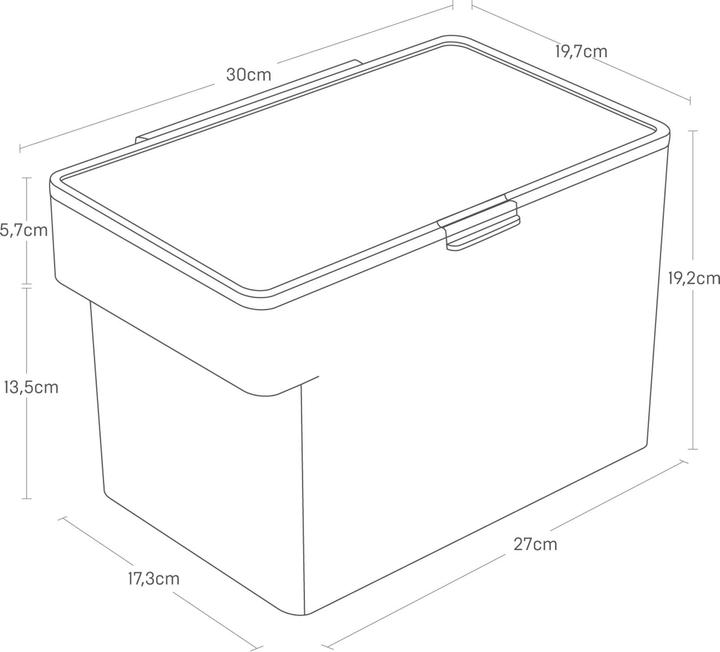 Immagine prodotto Yamazaki Contenitore ermetico per mangimi (3,5 kg) TORRE