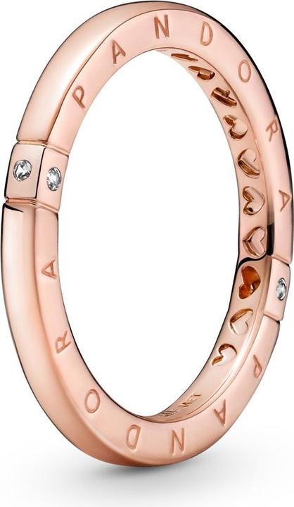 Pandora Logo & Hearts Ring (52)