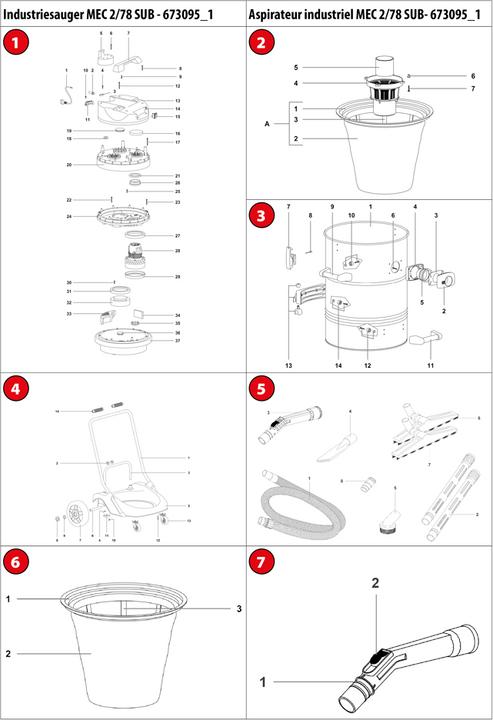 Produktbild Proton Industriesauger MEC 2/78 SUB (Nass-Trockensauger)