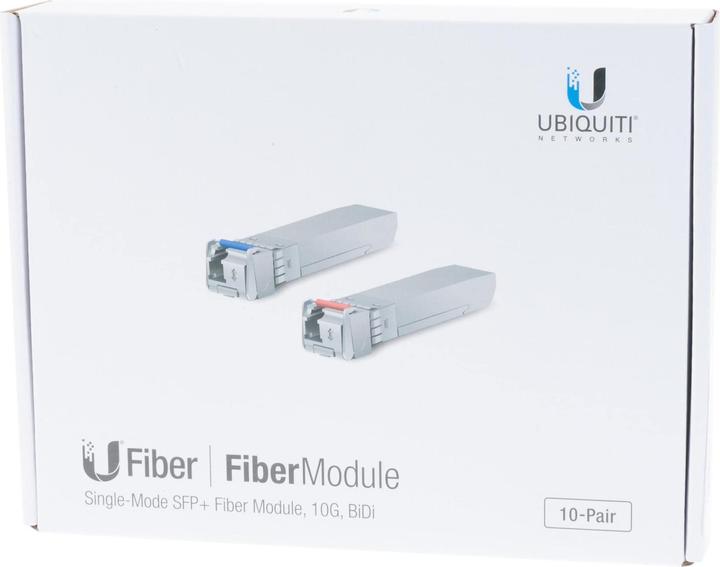 Image du produit Ubiquiti UF-SM-10G-S-20 : Jeu de 20 modules SFP+.