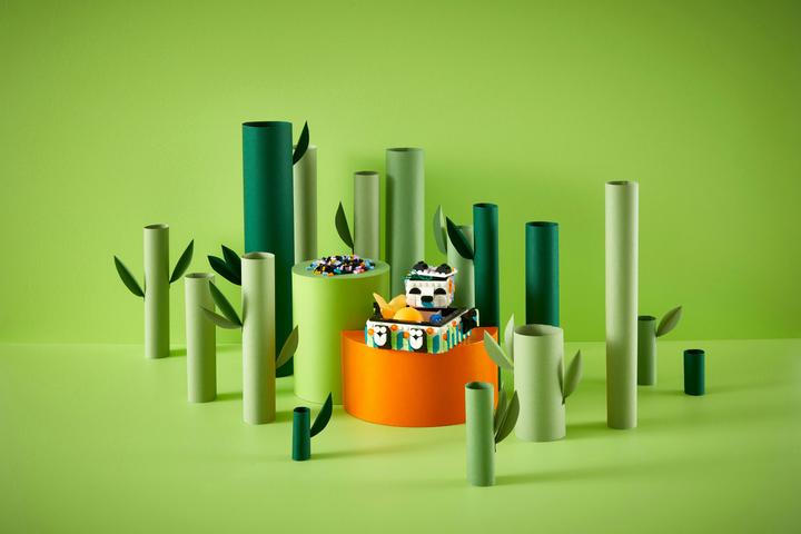 Actual product image LEGO Panda storage tray (41959, LEGO Dots)