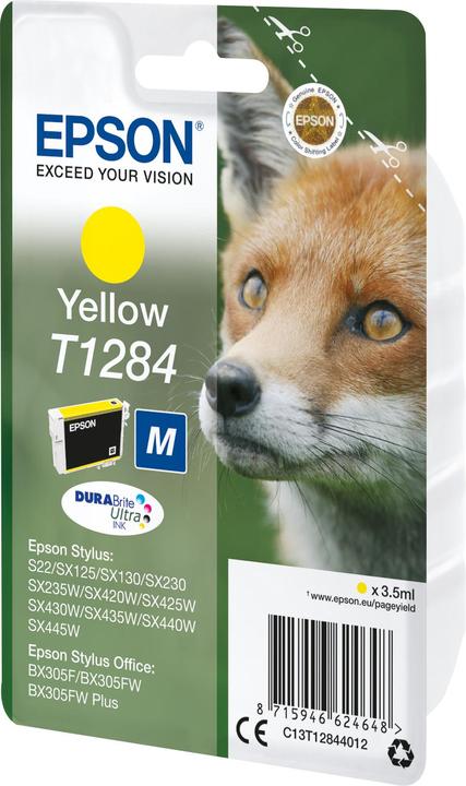 Produktbild Epson T1284 DuraBrite Ultra (Y)