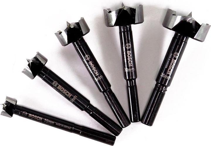 Produktbild Bosch Professional Zubehör 5-tlg. Forstnerbohrer-Set, 15–35 mm (20, 25, 30, 35, 15 Millimeter)