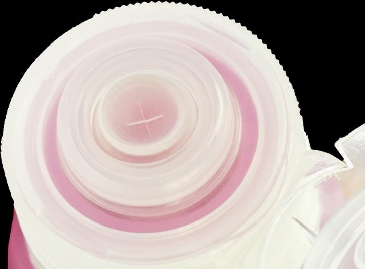 Silikon Flasche für 98 ml Inhalt, pink