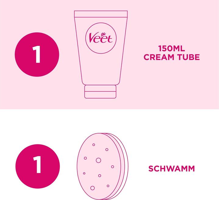 Produktbild Veet In-Shower Haarentfernungscrème (150 ml, 1 x, 198 g)