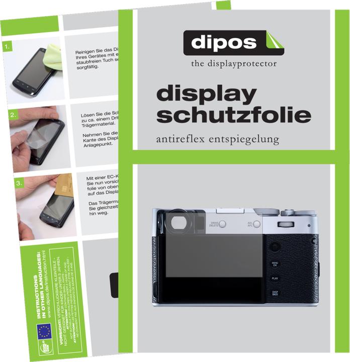 Dipos Displayschutzfolie Antireflex (Displayschutz, Fujifilm X100V)