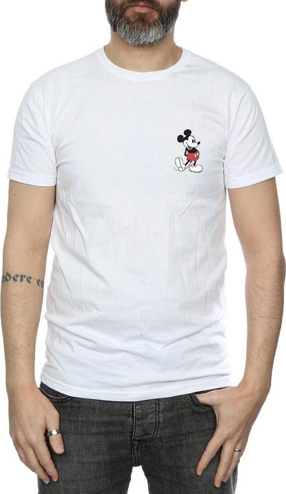 Immagine prodotto Disney Mickey Mouse Kickin Retro Chest Maglietta Uomo (L)