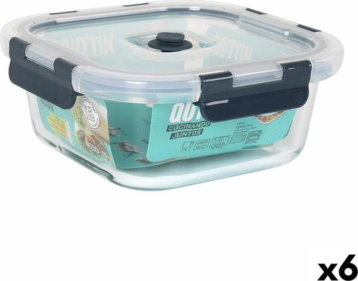 Actual product image Quttin Lunchbox hermetisch karriert 750 ml (6 Stück)