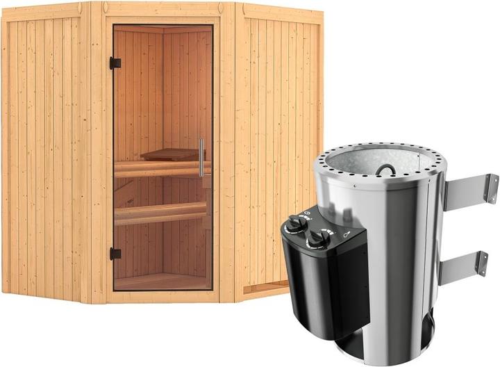 Actual product image Karibu Tonja without roof rim (Plug & Play 3.6 KW internal control)