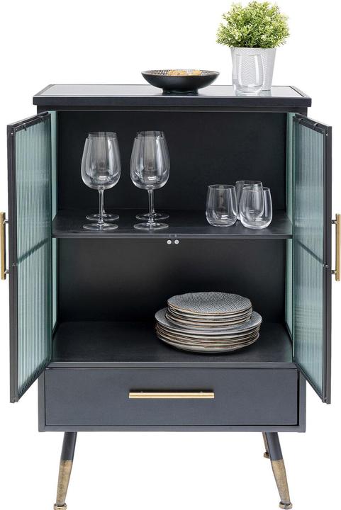 Immagine prodotto Kare Design Comò La Gomera 2 porte 1 cassetto (65 x 38 x 105 cm)