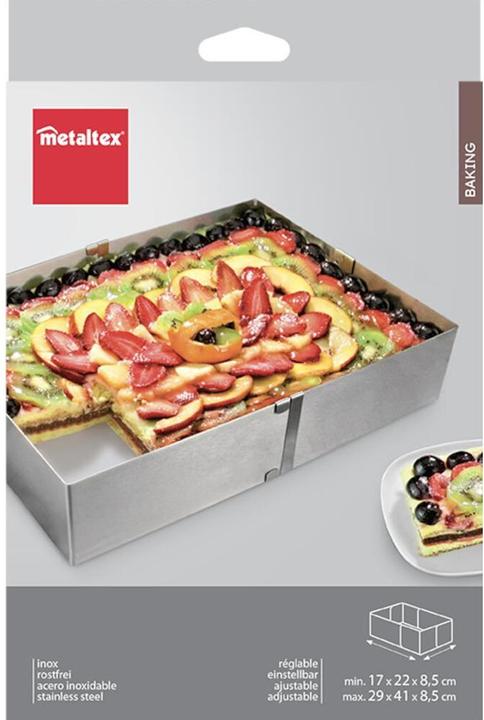 Image du produit Metaltex 257716010 Cadre à gâteaux rectangulaire