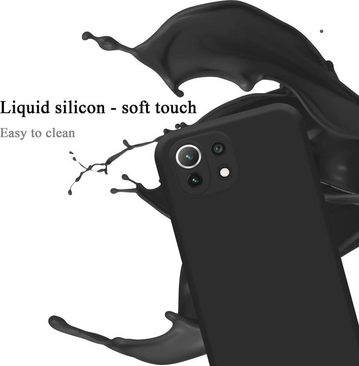 Productafbeelding Cadorabo TPU Liquid Silicone Hoesje voor Xiaomi Mi 11 LITE (4G / 5G) / 11 LITE NE (Xiaomi Mi 11 Lite, Xiaomi Mi 11 Lite 5G, Xiaomi 11 Lite 5G NE)