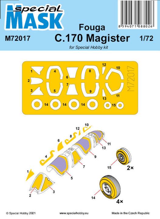 Actual product image Special Hobby Fouga C.170 Magister Mask