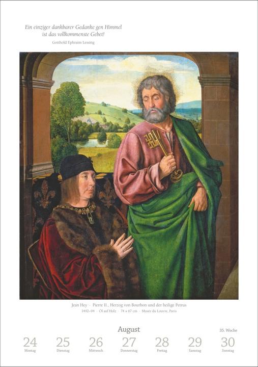 Produktbild Harenberg Kunst Wochen-Kulturkalender 2026 - 53 Meisterwerke der Malerei (Harter Einband, Deutsch)