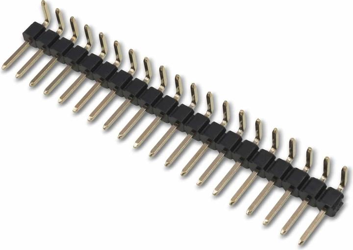 Actual product image Eneroid Male connector, angled, gold-plated, 1x 20-pin, 10 pieces