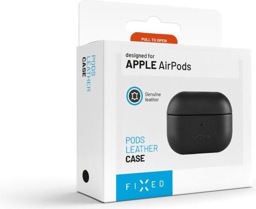 Produktbild Fixed Behoben | Ohrhörer-Hülle mit MagSafe-Unterstützung | Apple AirPods Pro 2/Pro 2 (USB-C) | Schwarz | L (Kopfhörer Tasche)